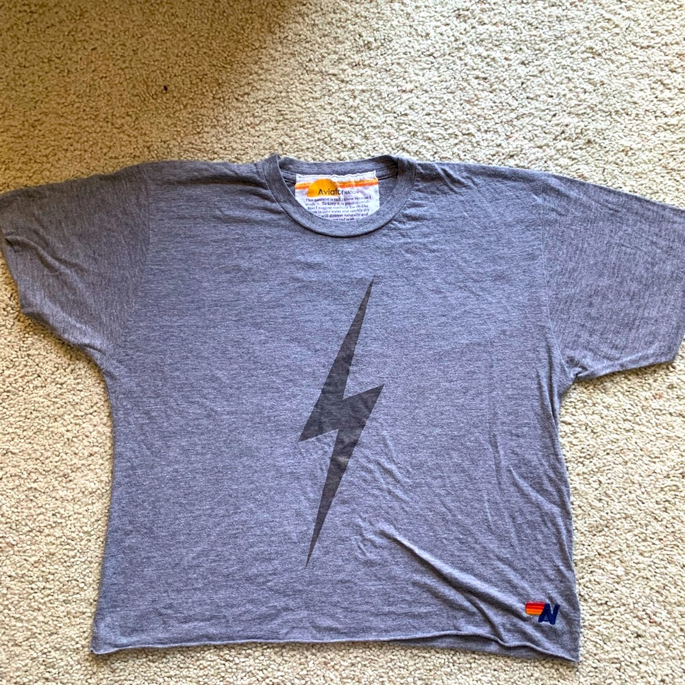 Aviator Nation cotton T-shirt with logo on a side